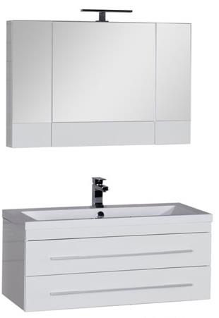 Мебель для ванной Aquanet Нота 100 белый (камерино) – картинка