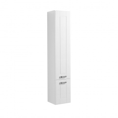 Шкаф-пенал Aquanet Рондо 35 белый (2 дверцы) – картинка