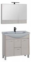 Мебель для ванной Aquanet Донна 90 белый дуб (камерино) – картинка