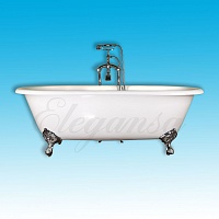 Чугунная ванна Elegansa Gretta Chrome 170x75 – картинка